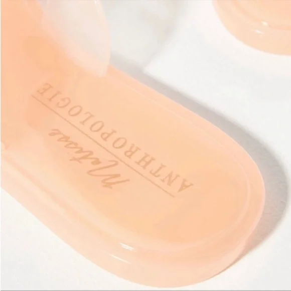 Anthropologie Matisse Jelly Slide Sandals in ballerina pink. - Picture 3 of 6